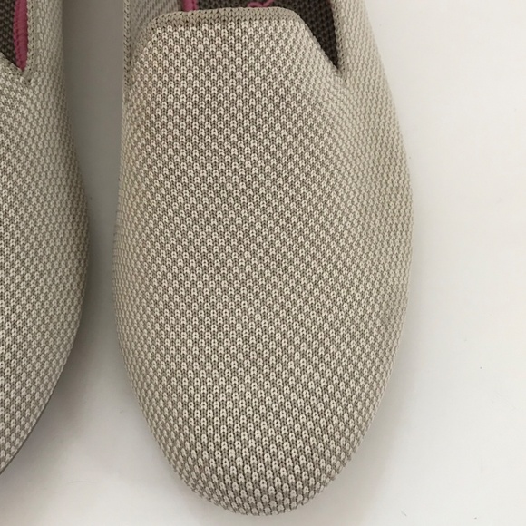 ROTHY’S The Loafer Round Toe Slip On Linen Double Stitch Cream Women's Size 9.5 - Picture 3 of 16